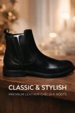 EXPORT Chain Chelsea Boot   premium class 100% Cow Leather