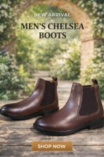PREMIUM BROWN CHELSEA BOOT Original Export And Cow Leather chelsea for Men